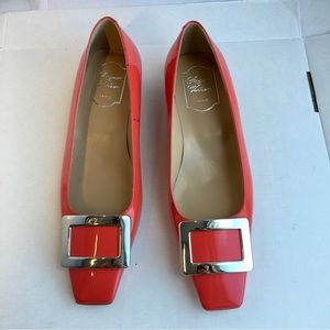 Roger Vivier authentic Red Flats